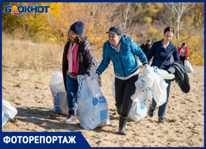 Волжский очистили от мусора: фоторепортаж с юбилейной экологической акции