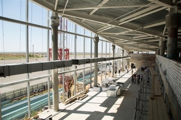 Строительство нового терминального комплекса в международном аэропорте Волгограда идет с нарушениями