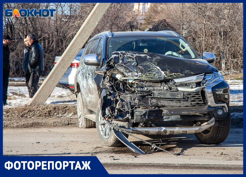 Тройное ДТП с маршруткой №6 произошло в Волжском: фото и подробности с места аварии