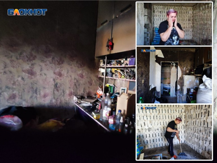 В Волжском в страшном пожаре многодетная семья лишилась всего: репортаж с пепелища