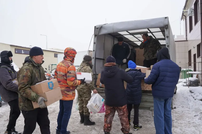 Волонтёры Волжского отправили 10 тонн гуманитарного груза в ДНР и Запорожскую область