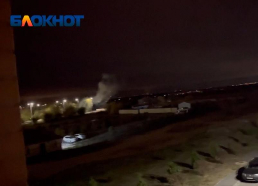 Звуки двух взрывов и дым: видео с площади Ленина в Волжском
