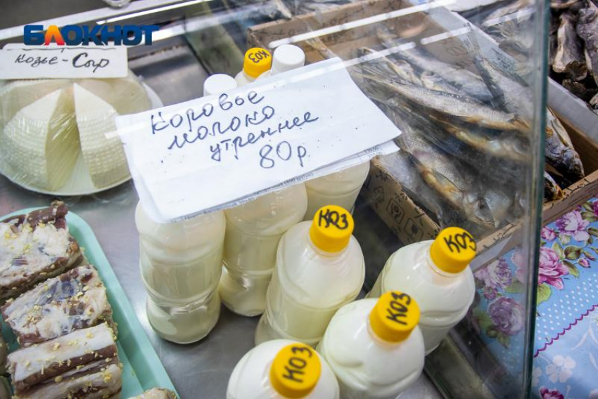 Молоко и мясо неизвестного происхождения продавали в Волжском