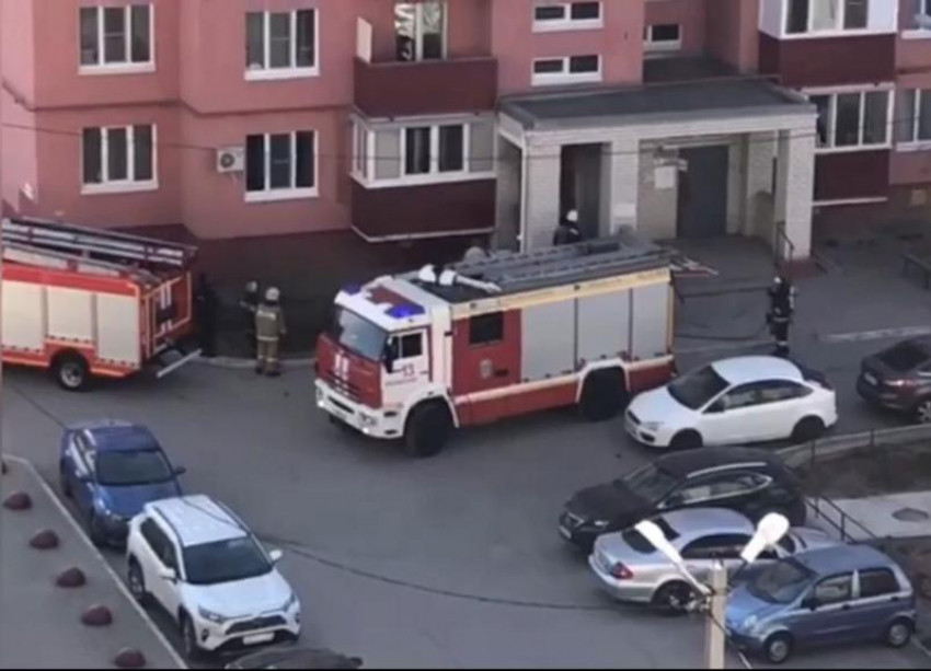 Пожар на улице Ленина попал на видео