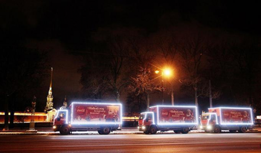 Рождественский караван из праздничных грузовиков Coca-Cola дважды проедет по Волжскому
