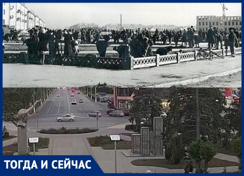 Площадь Свердлова в Волжском преображается и молодеет