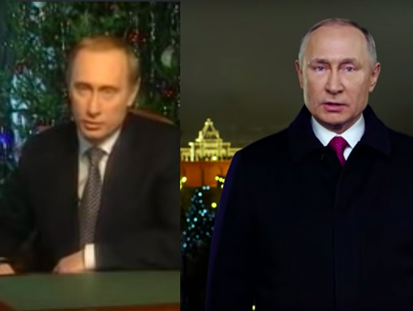 Двадцать лет назад Путин впервые поздравил россиян с Новым годом с экранов телевизора