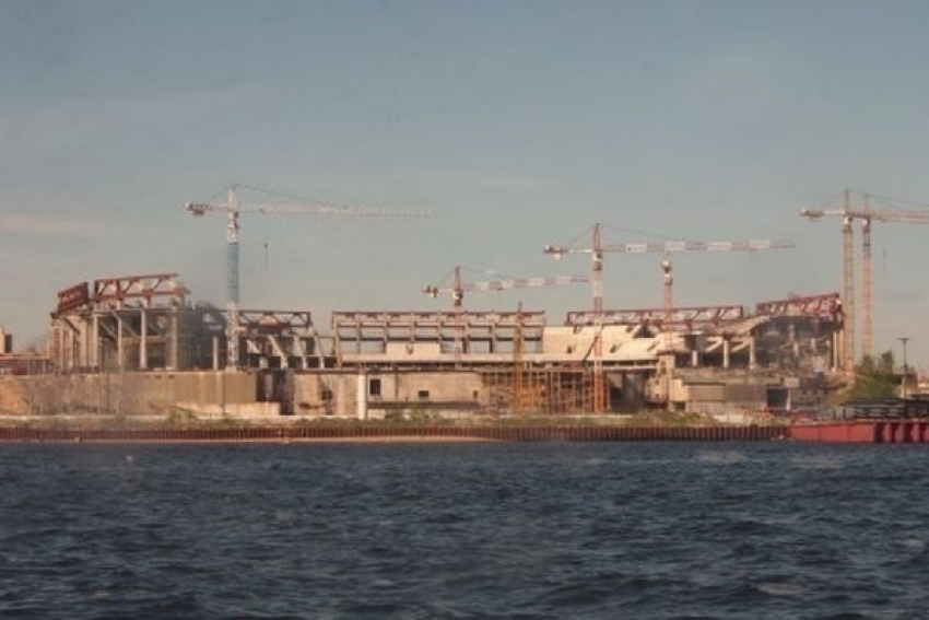 Темпы строительства арены «Победа» в Волгограде растут стремительно 