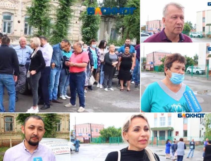 Все, что хотят – правосудие: жители Волжского выступили в поддержку экс-депутата у здания суда