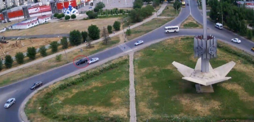 Недавняя погоня за «десяткой» в Волжском попала на видео