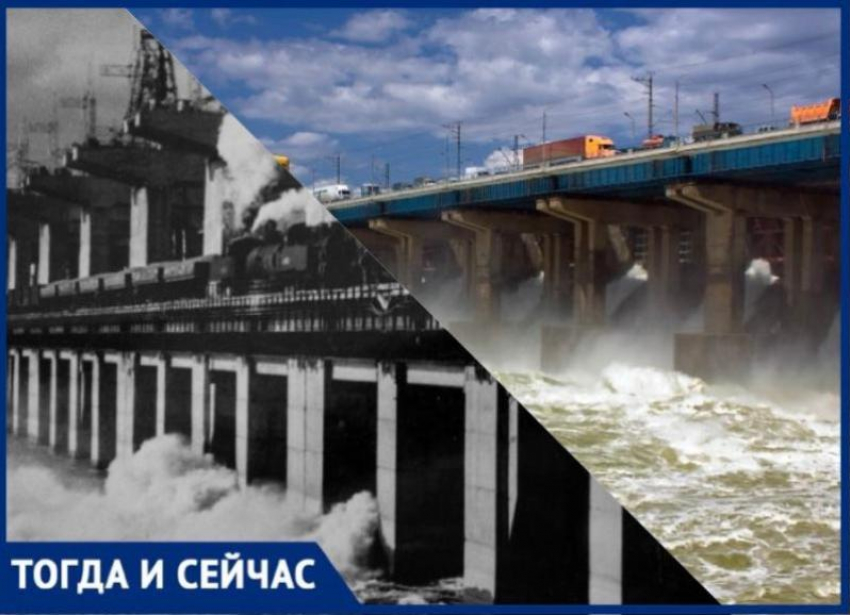 Какой была Волжская ГЭС много лет назад: тогда и сейчас