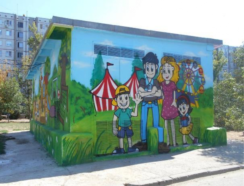 «ВМЭС» вносит яркие краски во дворы и улицы Волжского 