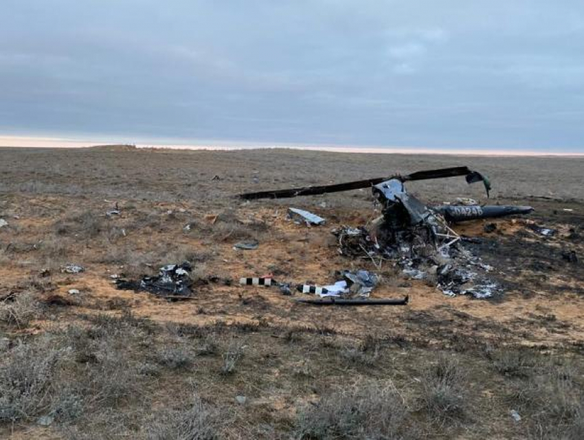 Под Астраханью упал вертолет с основателем клуба «Аэросоюз-Волгоград»