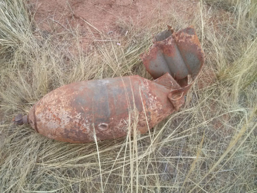 В Волгоградской области обезвредили 100-килограммовую бомбу