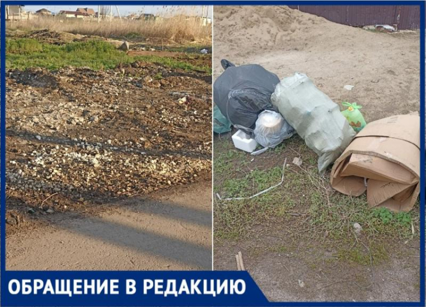 Жители волжского поселка ЛПК снова остались без мусорных контейнеров и собирают отходы по улице после собак