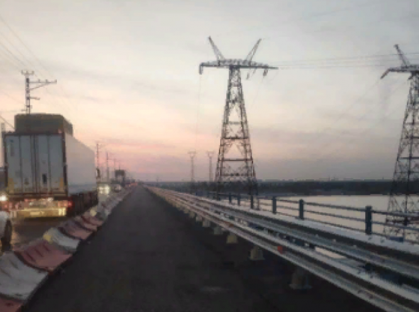 Основные работы на мосту через Волжскую ГЭС завершены
