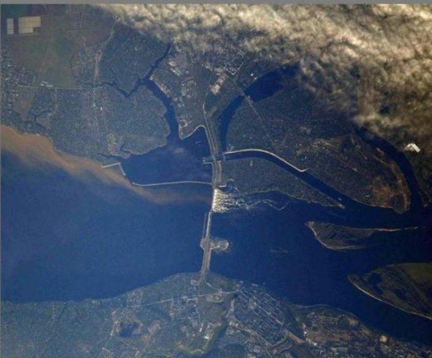 Космонавт опубликовал снимки Волжской ГЭС с орбиты