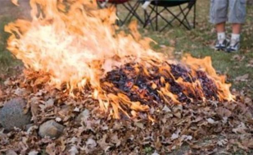 В Волжском запрещено сжигать мусор и разводить костры