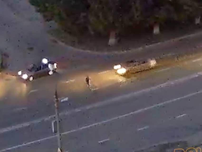 Появилось видео жуткого наезда на пешехода в Волжском 
