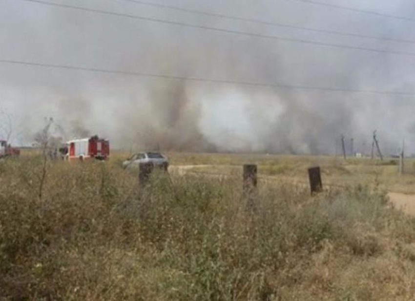 В районе ЗОСа из-за халатности волжан вспыхнул новый пожар