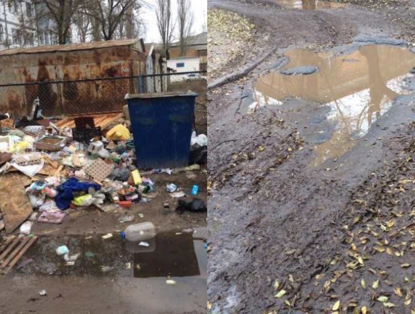 Грязевые ванны и мусорный хаос устроили УК в Волжском