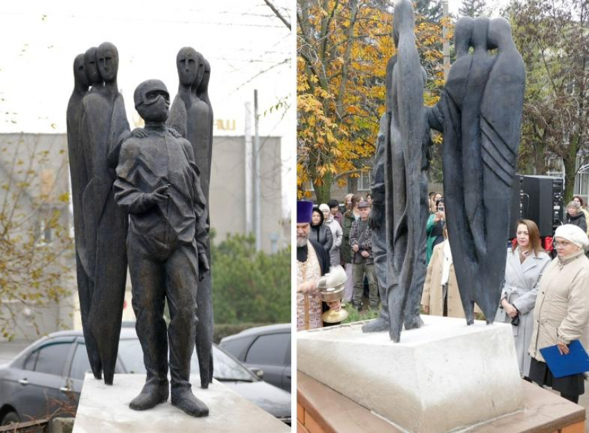 Волжский увековечил героизм врачей в скульптурной композиции «Да здравствует жизнь!»