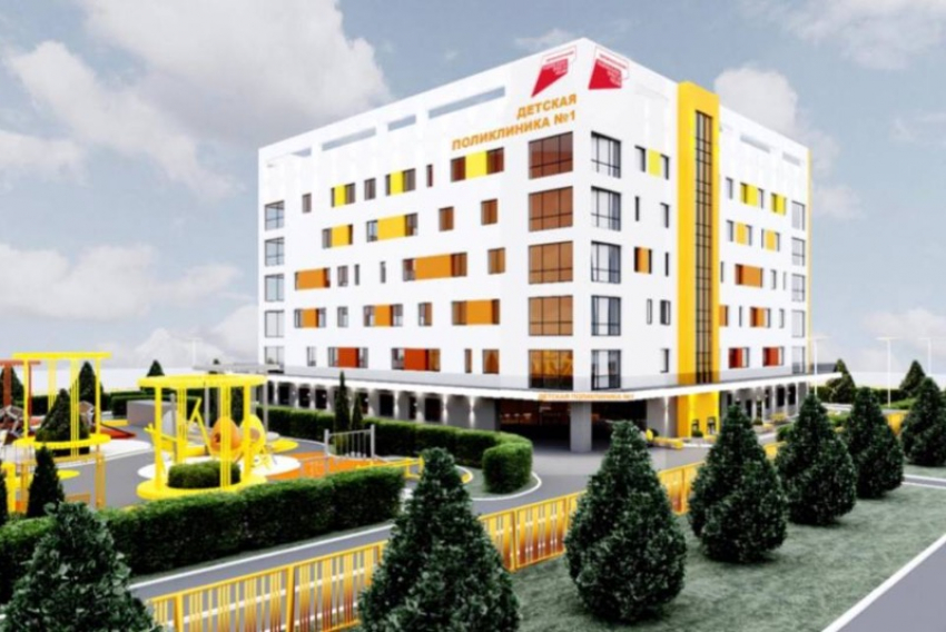 Шестиэтажную детскую поликлинику строят в Волжском