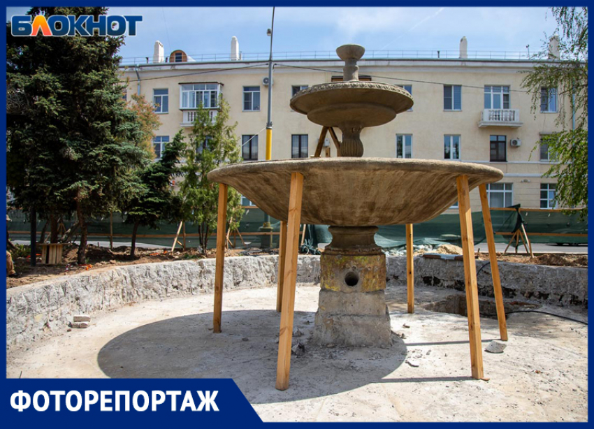Неожиданные находки сделали рабочие во время реконструкции Фонтанной в Волжском