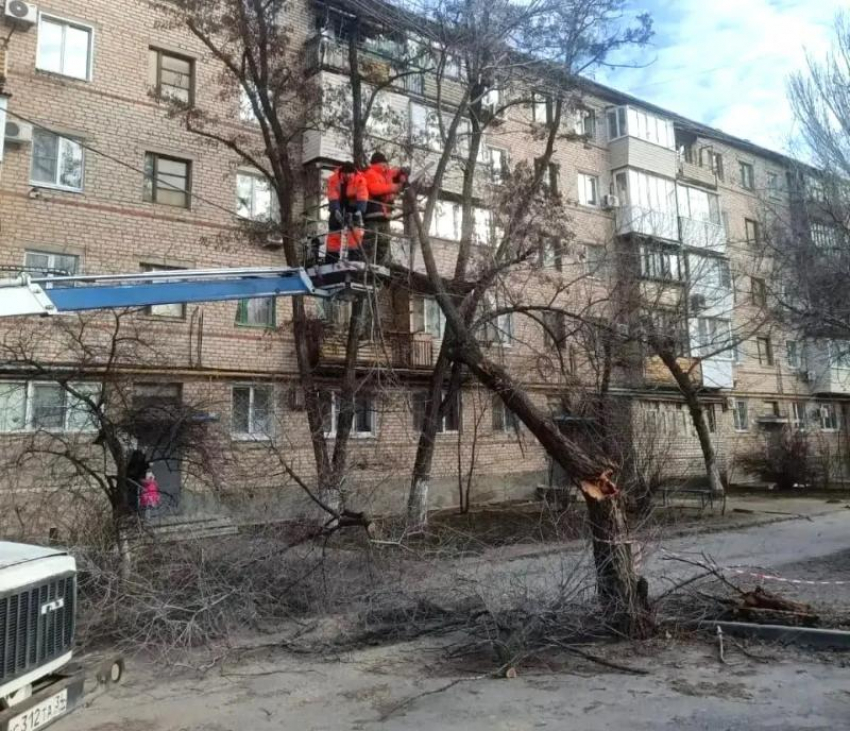 Стихия под контролем: в Волжском устраняют последствия непогоды в усиленном режиме