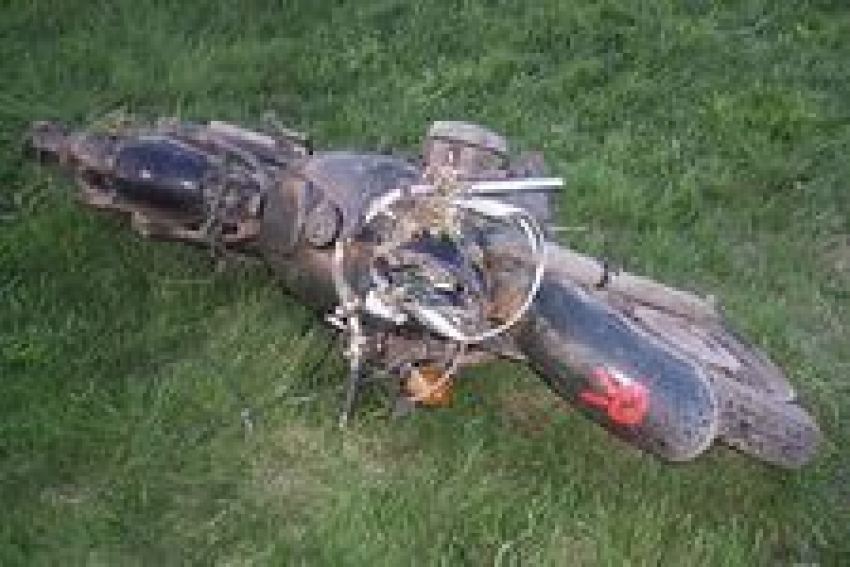 Под Волгоградом перевернулся пьяный 35-летний мотоциклист 