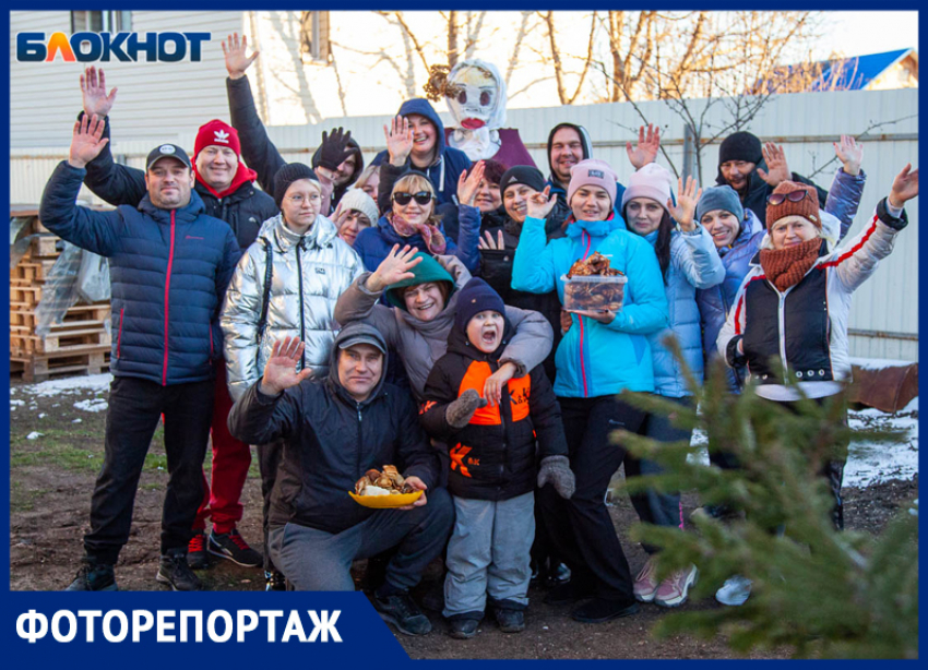 Фоторепортаж с масленичных гуляний в Волжском