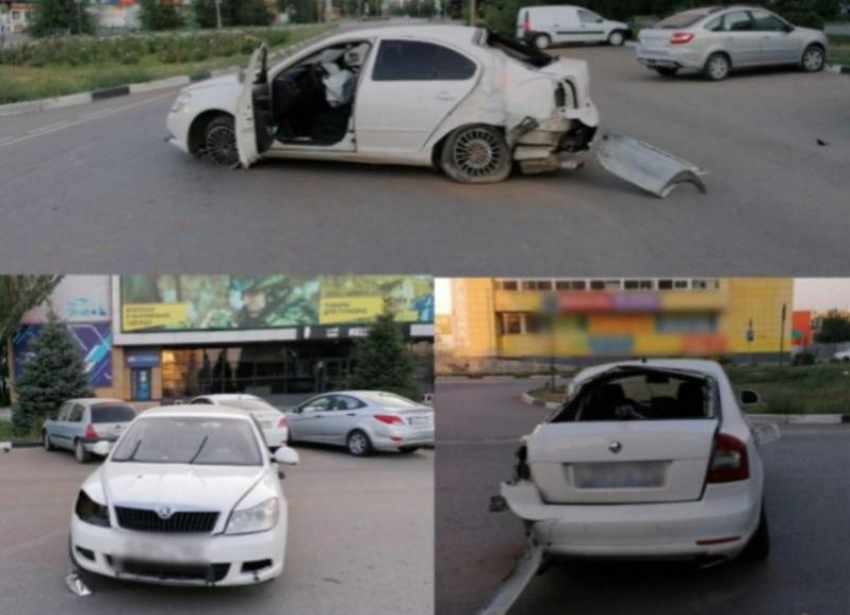 Иномарка на полной скорости «влетела» в бордюр в Волжском: водитель ранен