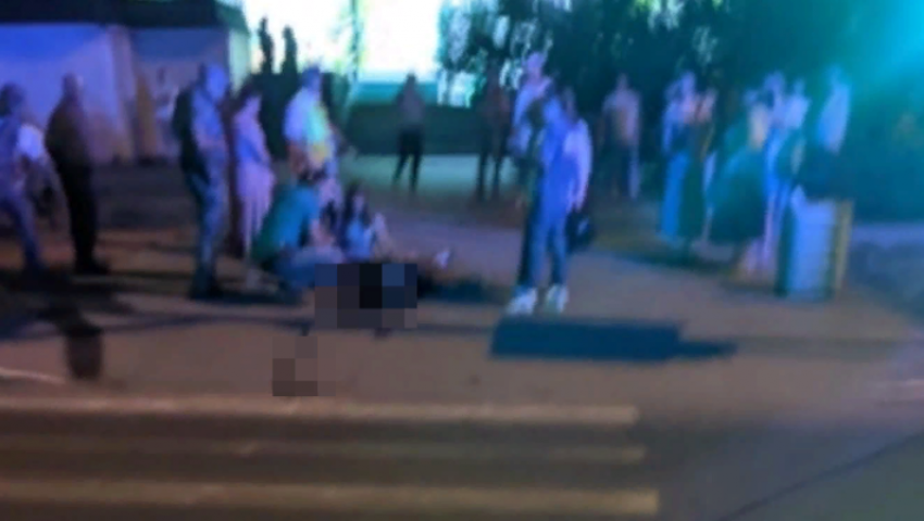 Видео с места убийства мужчины в Волжском 