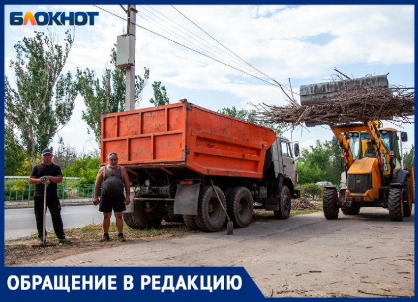 Волжане жалуются на громадный гремящий мусоровоз