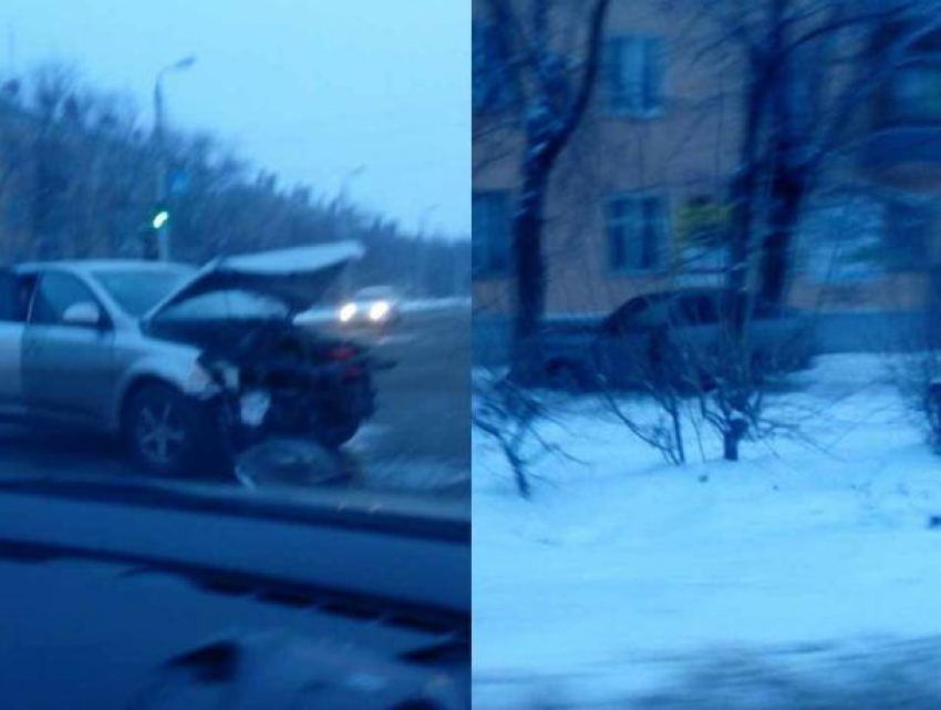 Нарушитель ПДД на «ВАЗе» залетел на обочину после сильной аварии