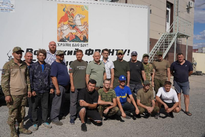 Самый крупный 51 конвой отправили в зону СВО из Волжского